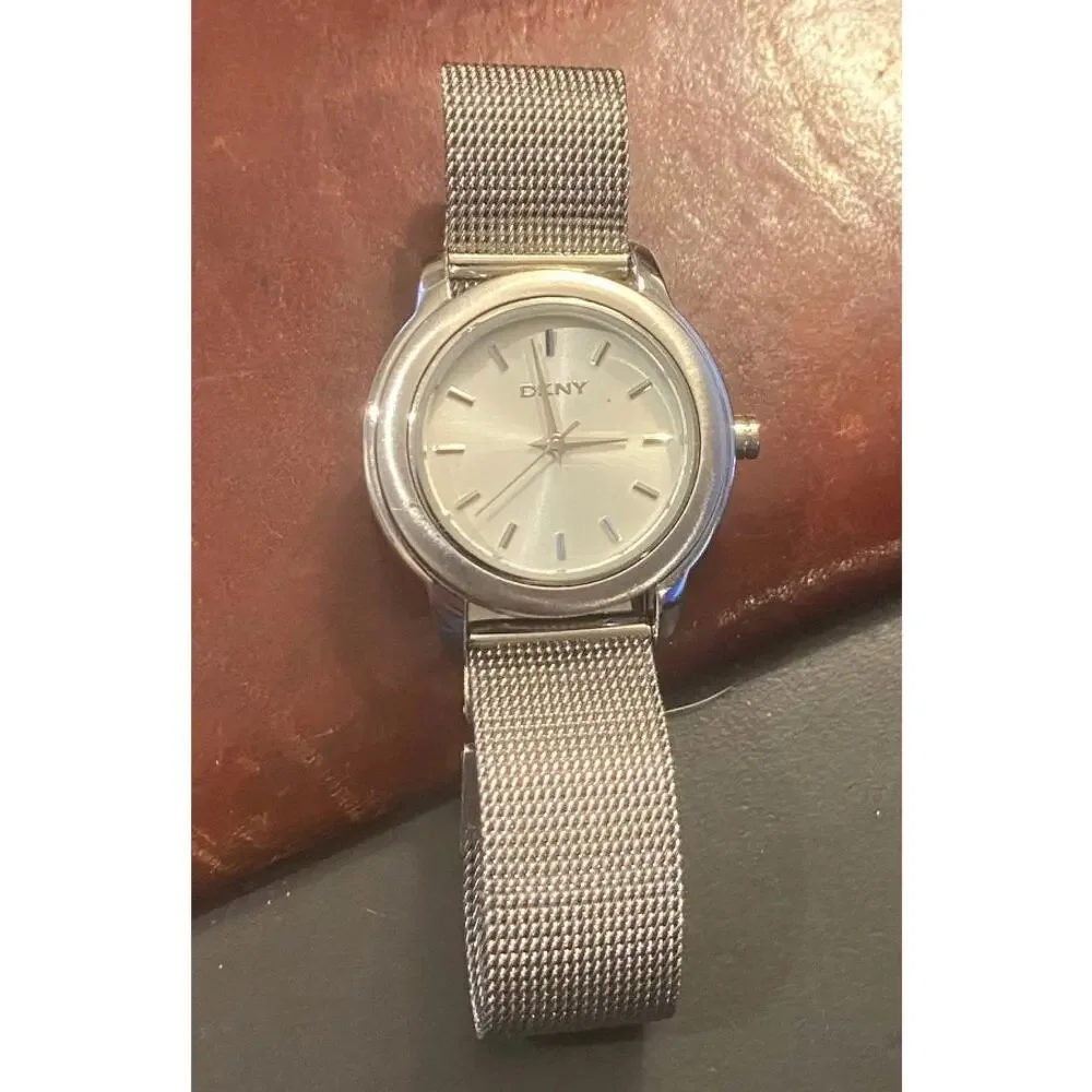 Women's DKNY All Stainless Watch, NY-8553, WR to 5ATM, Mesh Band